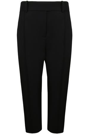 Укороченные черные брюки с высокой посадкой Alexander McQueen 384107785 купить с доставкой