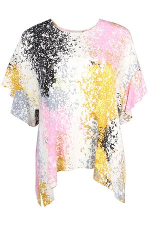 Разноцветная футболка с воланами Diane Von Furstenberg  110107729