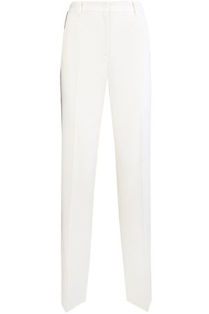 Белые брюки с лампасами Dolce & Gabbana 599107942