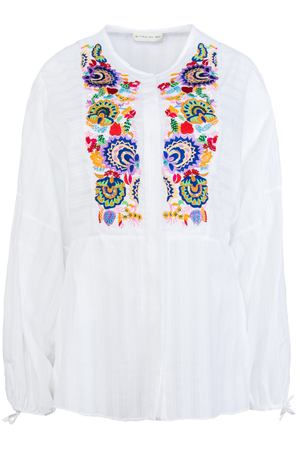 Блуза с разноцветной вышивкой ETRO 907108136 купить с доставкой