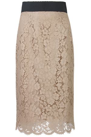 Кружевная юбка-карандаш Dolce & Gabbana 599108251