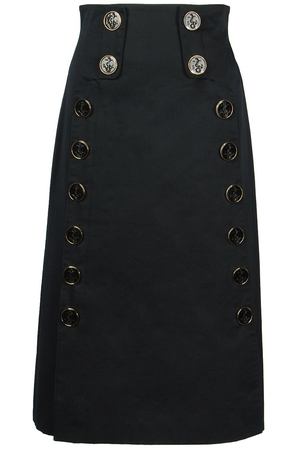 Темно-синяя юбка миди Dolce & Gabbana 599108253 вариант 2