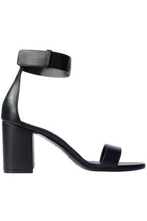 Черные кожаные босоножки на каблуке Balenciaga 397108729 вариант 3