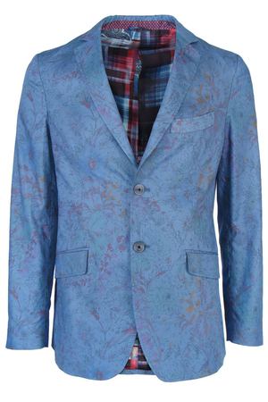 Однобортный пиджак с цветочным принтом ETRO 907108710 вариант 2