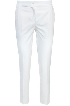 Укороченные трикотажные брюки белого цвета ETRO 907108766