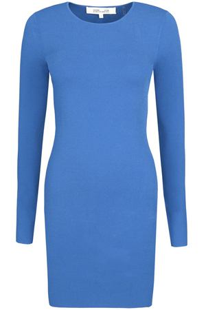 Синее трикотажное платье Diane Von Furstenberg  110108804 вариант 2