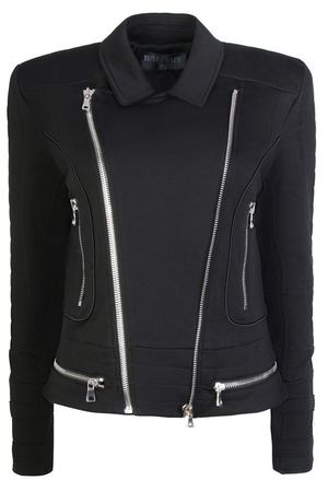 Хлопковая куртка с отделкой молниями Balmain 88108957