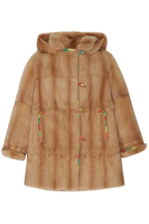 Меховое пальто с отделкой Korta 2697109137 вариант 2