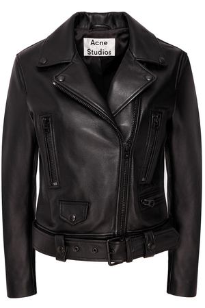 Байкерская куртка с отделкой тон-в-тон Acne Studios 876109144 купить с доставкой