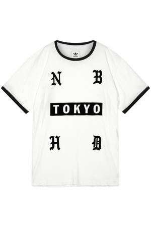 Белая с черным футболка adidas x Neighborhood adidas 819109539 купить с доставкой