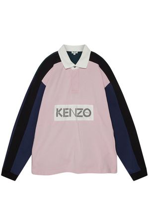 Рубашка-поло в дизайне цветными блоками Kenzo 1567109691