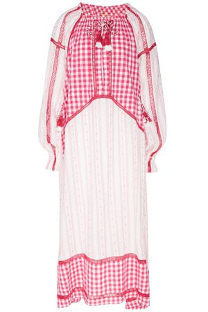Комбинированное платье в фольклорном стиле Dodo Bar Or 2152109296 купить с доставкой