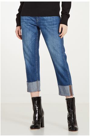 Укороченные джинсы с подворотами Brunello Cucinelli 1675109652