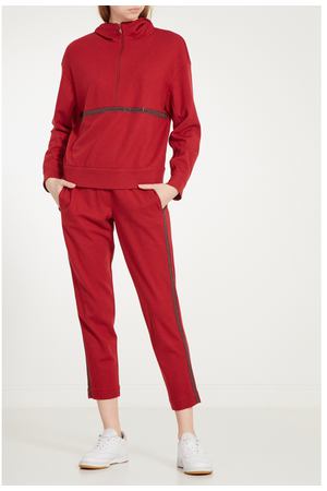 Красный спортивный костюм из кашемира Brunello Cucinelli 1675109671