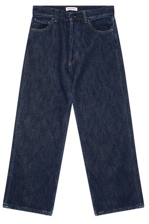 Синие джинсы с декором на кармане Palm Angels 1864110132 купить с доставкой