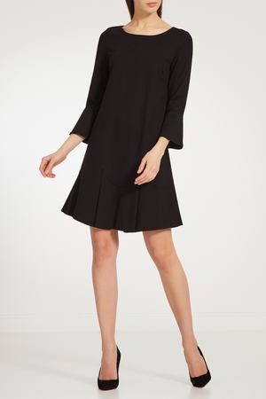 Черное платье-миди Twinset 1506110221 купить с доставкой