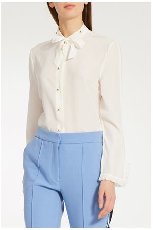 Белая шелковая блузка Gucci 470110292