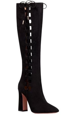 Черные сапоги Medina Boot 105 Aquazzura 975110365