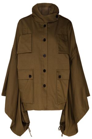 Хлопковая куртка цвета хаки Ruban 188110358
