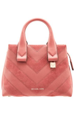 Розовая кожаная сумка Rollins Michael Michael Kors 984111122