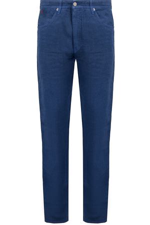 Льняные джинсы  120% Lino 120% Lino NOM2413-0476-0-01 Темно- Синий