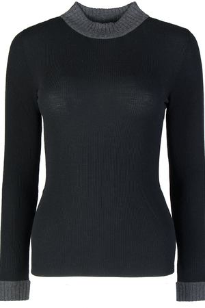 Шерстяной свитер Loewe Loewe D3269920SM Черный Серый
