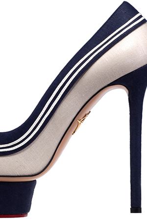 Туфли Charlotte Olympia Charlotte Olympia SEAWAY/синий купить с доставкой