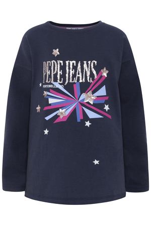 Футболка с вышитым рисунком и рукавами длинными , 8-16 лет Pepe Jeans 140140