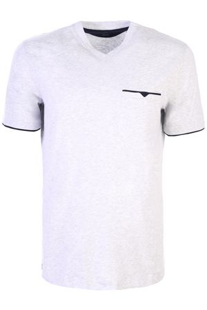 Хлопковая футболка Brunello Cucinelli M0T617442 CO968 Серый купить с доставкой