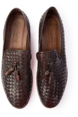 Кожаные лоферы с плетением FLORSHEIM Florsheim 52374-81 Коричневый вариант 2