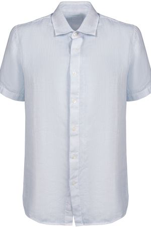 Льняная рубашка  120% Lino 120% Lino NOM1368-0115-F-01 Голубой