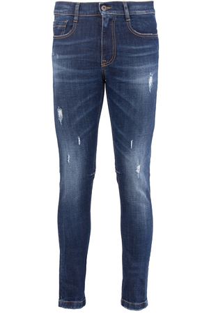 Хлопковые джинсы Dirk Bikkembergs CQ10100S3182071B Синий купить с доставкой