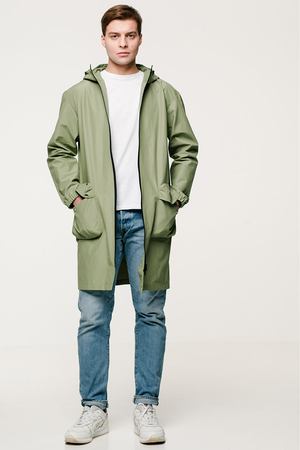 Дождевик Buttermilk Garments Oversize Men Jacket oil green 2018 вариант 2 купить с доставкой