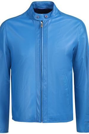 Кожаная куртка  Torras Torras A87603R/00485 Синий купить с доставкой