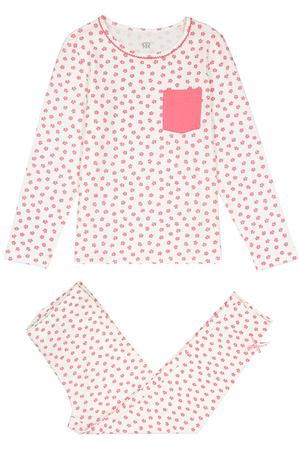 Пижама с цветочным рисунком, 3-12 лет La Redoute Collections 111479 купить с доставкой