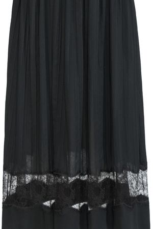 Плиссированная юбка-миди ROCHAS Rochas 351160 Черный плиссе