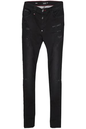 Джинсы зауженные	 Philipp Plein Philipp Plein F18C MDT1013 Черный