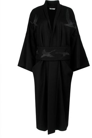 Шерстяное пальто  DIMANEU Dima Neu JK/DN/113/51 Черный вариант 2 купить с доставкой