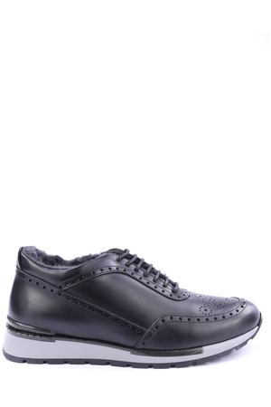 Кожаные кроссовки с мехом FLORSHEIM Florsheim 52499-01/W Черный