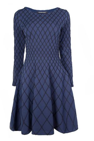 Расклешенное платье Antonino Valenti Antonino Valenti 6210AV 18W.31 Синий, Черный купить с доставкой