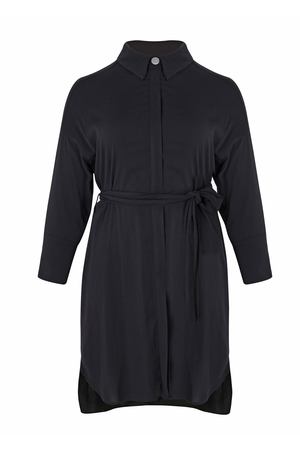 Туника длинная, приталенная с длинными рукавами Mat fashion 137463