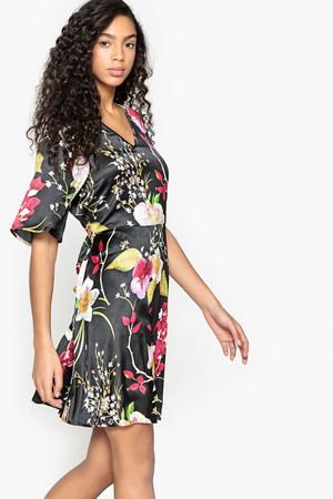 Платье короткое расклешенное с цветочным рисунком Veromoda 112460 купить с доставкой