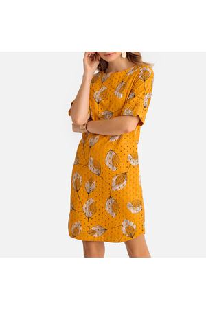 Платье с английской вышивкой и цветочным рисунком ANNE WEYBURN 34167 купить с доставкой