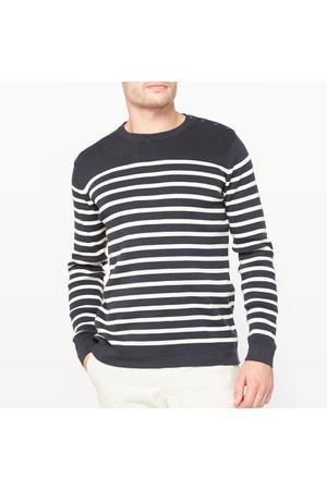 Пуловер в полоску в морском стиле с круглым вырезом La Redoute Collections 121879 купить с доставкой