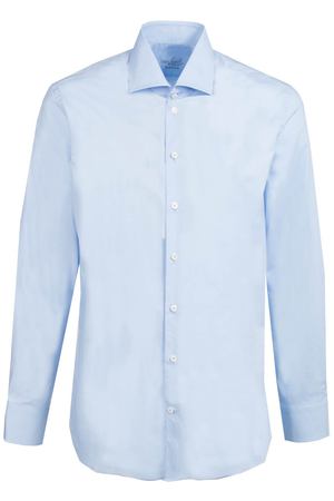 Хлопковая рубашка Van Laack Van Laack 130090/720SF Голубой купить с доставкой
