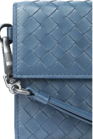 Кожаный кошелек Bottega Veneta Bottega Veneta 427552/ Синий купить с доставкой