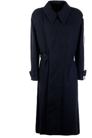 Шерстяное пальто Y-3 DP0607 Черный
