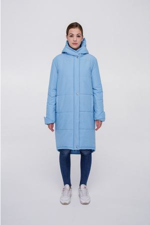 Пальто зимнее Buttermilk Garments Quilted Coat blue