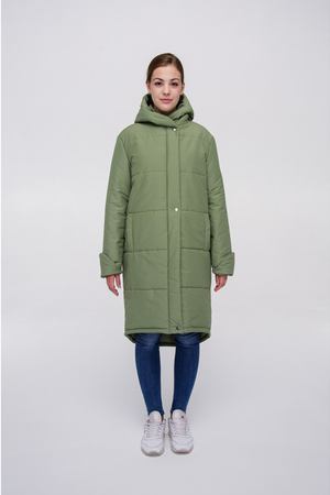 Пальто зимнее Buttermilk Garments Quilted Coat oil green