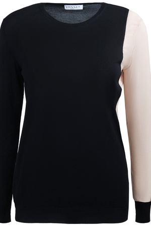 Шелковая блуза Vionnet VIONNET 14011/1015/черный купить с доставкой